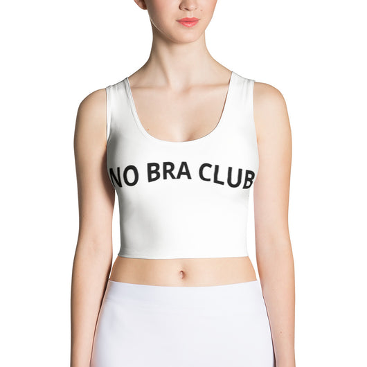 No Bra Club Crop Top  No bra club, Crop top club, Crop tops