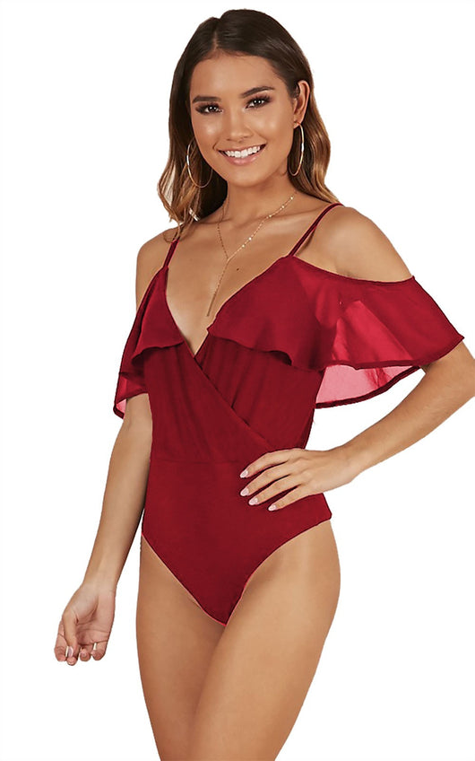 Bodysuit Ruffles Romper - NO BRA CLUB