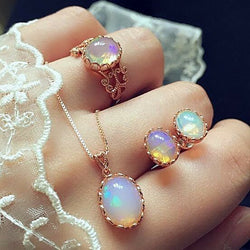 Opal Jewelry Sets For Woman - NO BRA CLUB