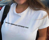 Do My Nipples Offend You? - NO BRA CLUB